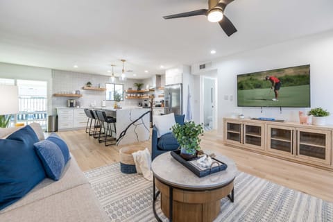 Modern open-concept living room