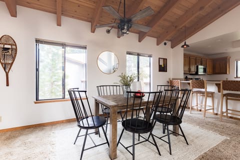 Dining area off the kitchen.