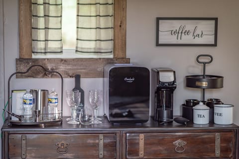 Wine/Coffee Bar with Mini Fridge upstairs(in addition to main downstairs Fridge)