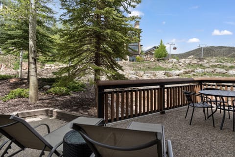View of the gondola from the patio