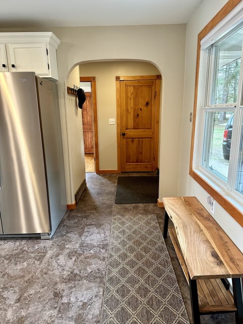 Entry looking towards Master BR and bath.