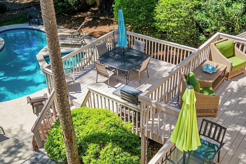 View of Pool Deck from 2nd Level