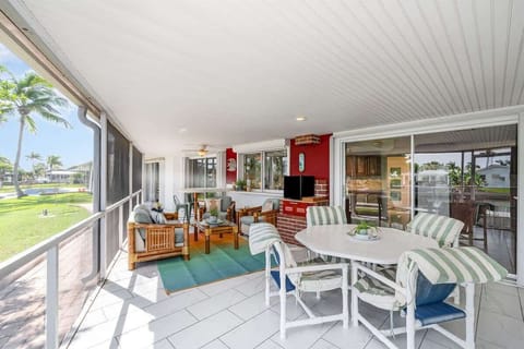 Screened Patio with Water Views
