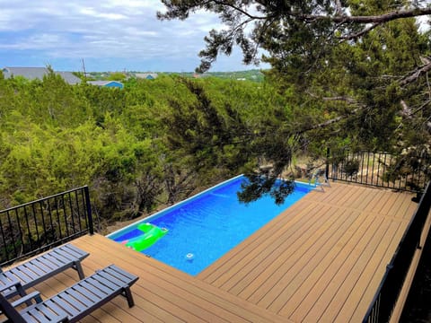 Relax and soak in the sun / cool off! Secluded & private pool: 18ft x 9ft x 4’3” deep pool with 300sqft of entertaining deck space. Gate pool with child safety latch. 