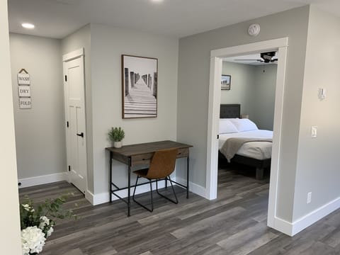 Retreat into the King bedroom after a day enjoying the Finger Lakes 