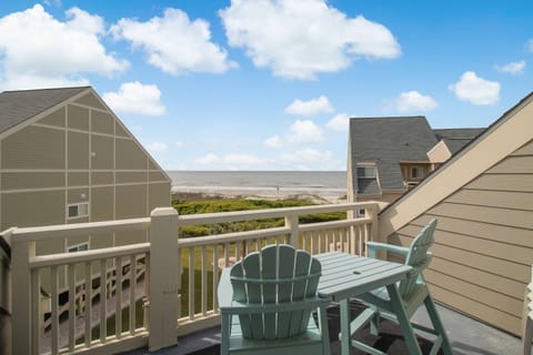 Gorgeous ocean views from the top floor deck