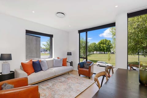 Open-plan living and dining