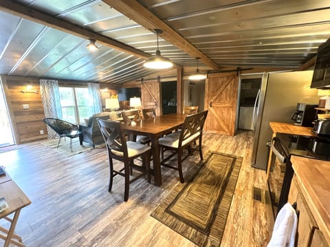 Main Living Area and Dining from Kitchen Area