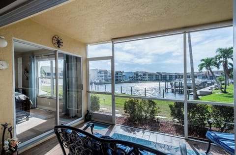 Beautiful waterfront view from your screened in Lanai