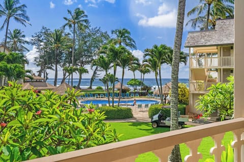 Ocean view from lanai of studio