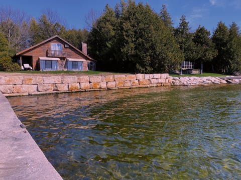 View of the house from the dock