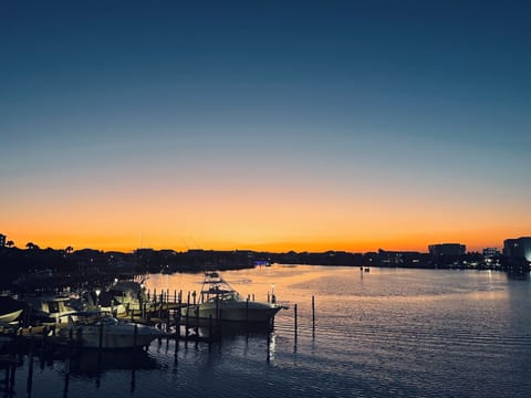 Enjoy this sunset from your large private deck every evening! 