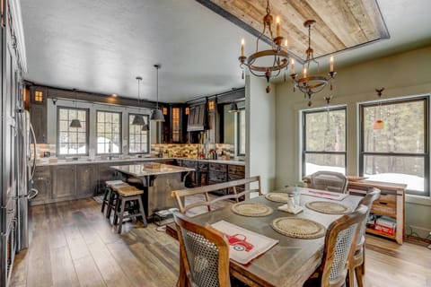 Kitchen and dining main level