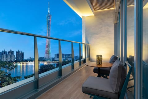 Suite, 1 Bedroom, Terrace (Canton Tower View) | Premium bedding, free minibar, in-room safe, individually decorated