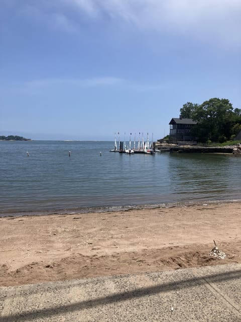 Private community sandy beach