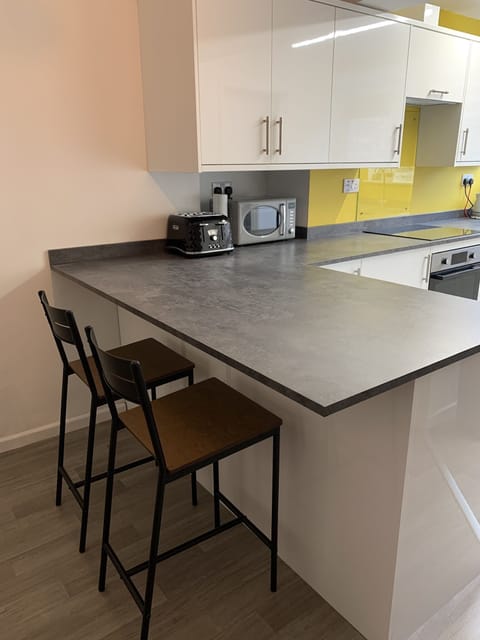 Kitchen counter. Fully equipped kitchen 