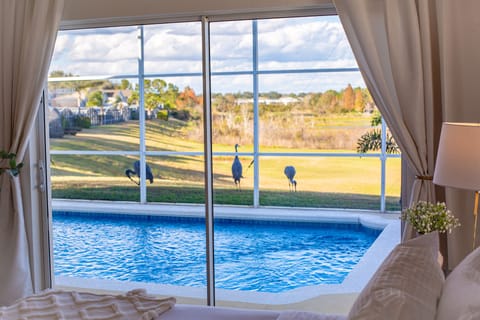 Wake up to this beautiful view after your most comfortable night sleep. 