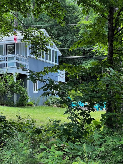 Fully updated cottage nestled in the trees, steps from Lake Winnipesaukee