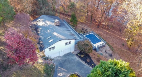 Aerial view of primary house