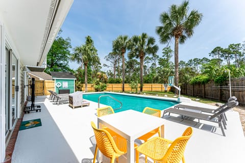 Dive into paradise! Swim, shoot hoops, and relax in your private pool oasis.