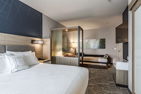 In-room safe, desk, laptop workspace, blackout drapes