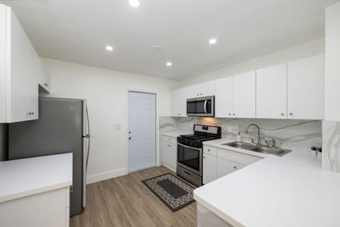 Fully stocked kitchen