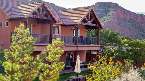 You’ll love the views from the walk-out balconies in the front and the back of the house.