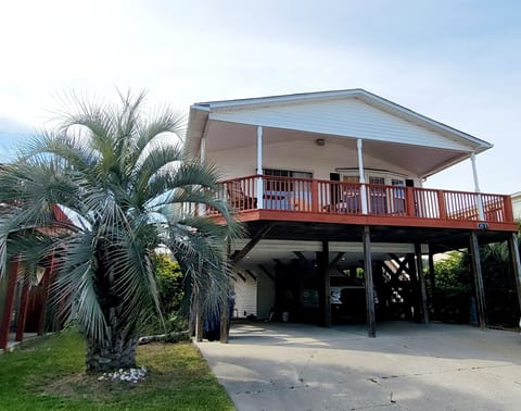Front of home. Ample parking.
