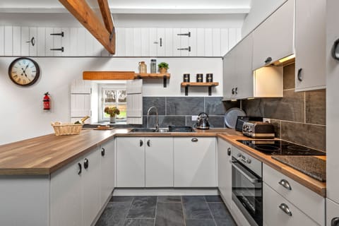 well equipped modern kitchen
