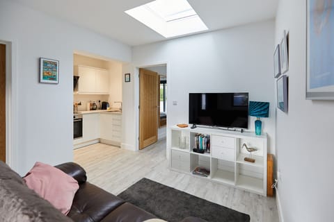 Open plan living dining and fully equipped kitchen