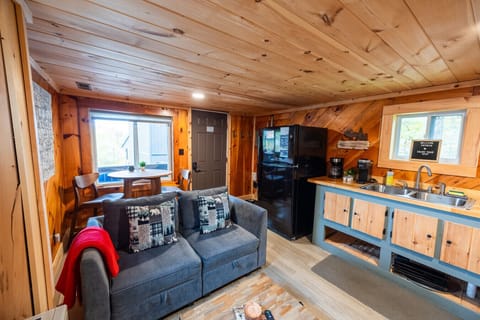 Cabin life looks like this