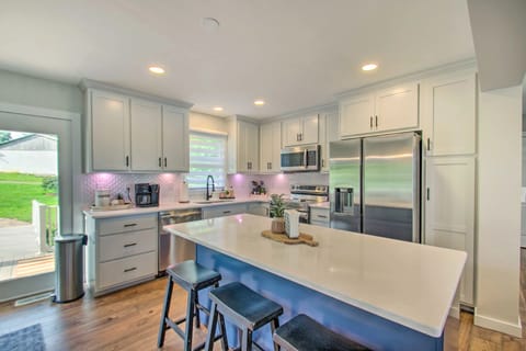 Enjoy all the luxuries of home with a fully stocked Kitchen.