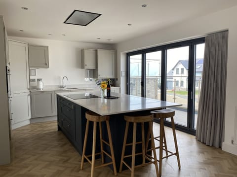 Fridge, dishwasher, electric kettle, toaster