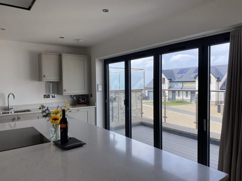 Fridge, dishwasher, electric kettle, toaster