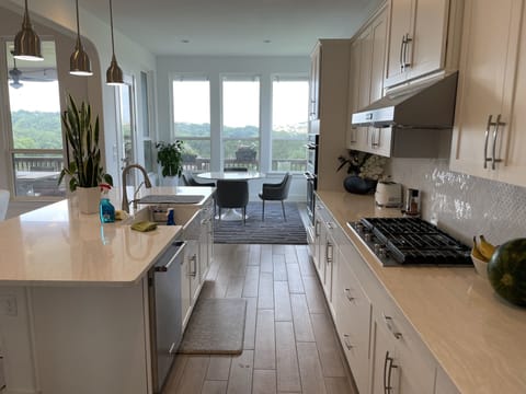 Kitchen and dining nook.
