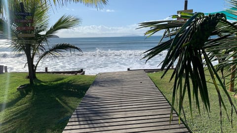 On the beach, white sand, beach bar