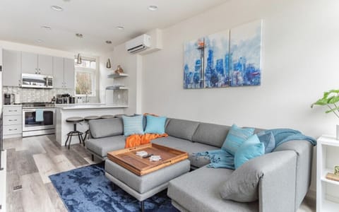 main living room and kitchen ground floor