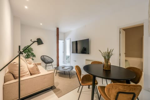 View of the living room and dining area