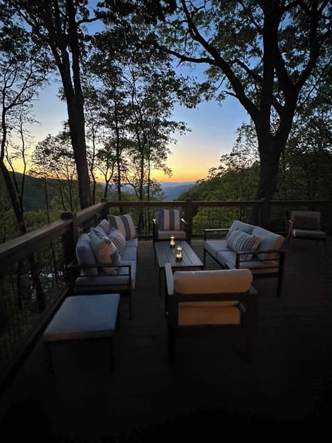 Back Porch at Sunset