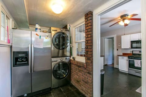 All the appliances that you need. These French Door Refrigerator, Washer, and Dryer are at your service.