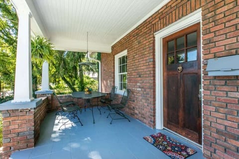 Welcome to our cozy corner, a warm and welcoming front porch where you can have a breath of fresh air and enjoy the outside view.