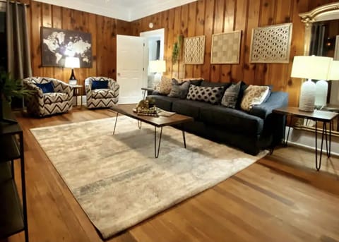 Living Room with door into Bedroom One 
