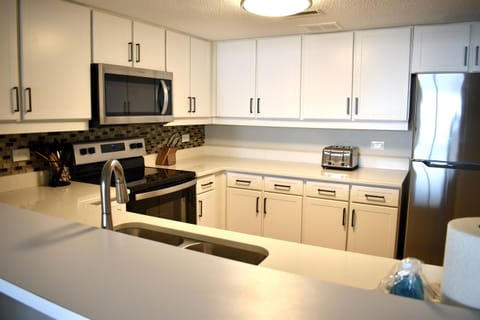 Remodeled Kitchen w/New Cabinet Doors, Hardware, Lighting and Stainless Appliances