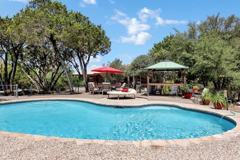 Plenty of spots to relax by the pool
