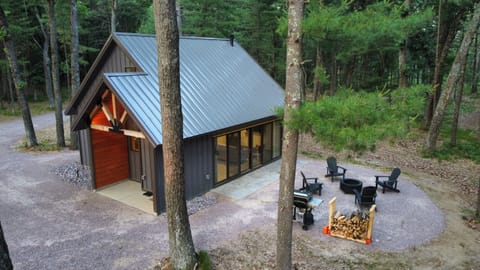 main entrance and patio