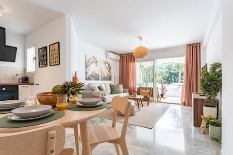 Spacious living room with open plan kitchen , in Benalmadena by Sunshinehomes