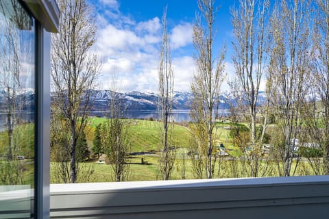Primary king balcony with uplake views