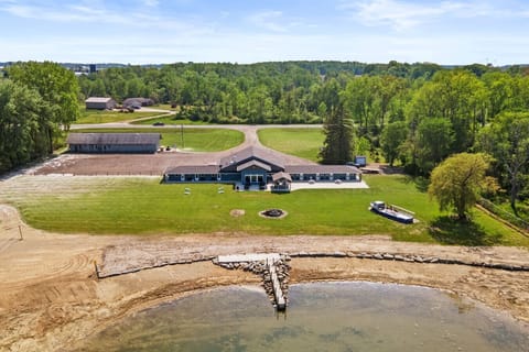 Beach vibes meet bonfire nights right outside your door