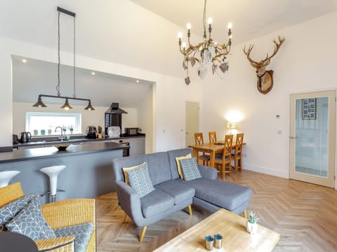 Open plan living space | Old School House, Altnaharra, near Lairg