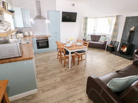 Fridge, dishwasher, electric kettle, toaster